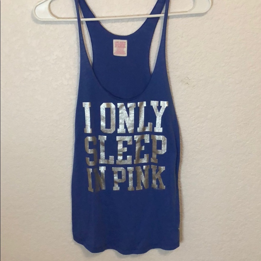 Blue tank top from PINK - Victoria Secrets
